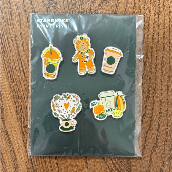Starbucks Accessories - Starbucks Japan fall enamel pin set